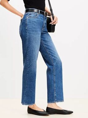 Loft straight denim
